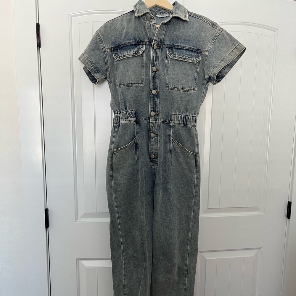 Polagram denim jumpsuit